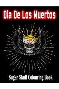 Dia De Los Muertos Sugar Skull Colouring Book