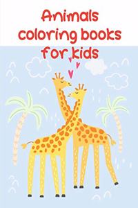 Animals coloring books for kids