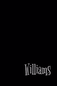 Williams Entrepreneur Personalized Minimalist Grid Premium Notebook - 8.5x11 100 grid pages- Matte Williams Personalized Matte Cover with sturdy white pages notebook