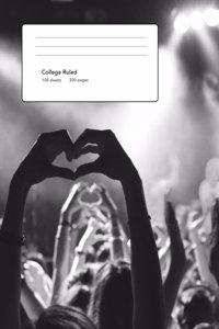Concert Heart Hand Composition Notebook