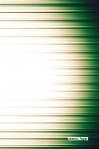 Journal Pages - Green Stripes(Unruled)