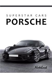 Superstar Cars Porsche Notebook (Diary, Journal)