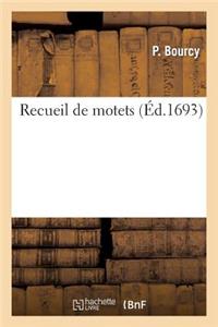 Recueil de Motets