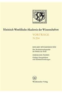 Produktionskapazität Der Böden Der Erde. Globale Energiebilanz Und Klimaschwankungen