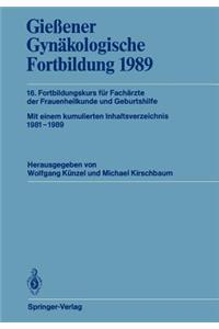 Gießener Gynäkologische Fortbildung 1989