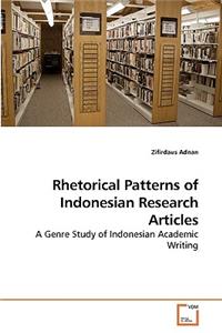 Rhetorical Patterns of Indonesian Research Articles