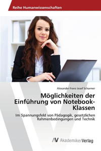 Möglichkeiten der Einführung von Notebook-Klassen