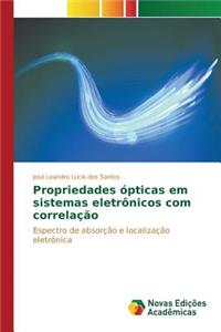 Propriedades ópticas em sistemas eletrônicos com correlação