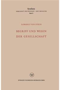 Begriff Und Wesen Der Gesellschaft