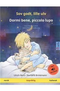 Sov godt, lille ulv - Dormi bene, piccolo lupo (norsk - italiensk): Tospråklig barnebok, med lydbok for nedlasting