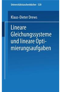 Lineare Gleichungssysteme Und Lineare Optimierungsaufgaben