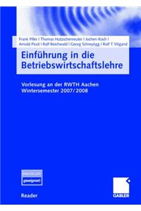 Einführung in Die Betriebswirtschaftslehre