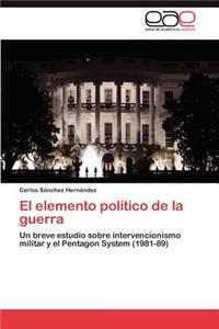 elemento político de la guerra