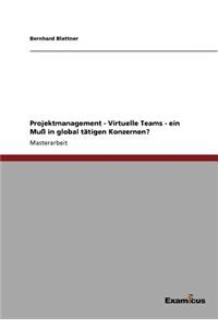 Projektmanagement - Virtuelle Teams - ein Muß in global tätigen Konzernen?