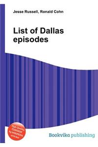 List of Dallas Episodes