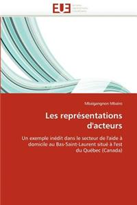 Les Représentations d''acteurs
