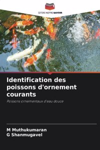 Identification des poissons d'ornement courants