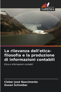 rilevanza dell'etica-filosofia e la produzione di informazioni contabili