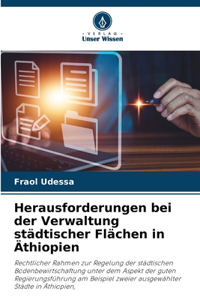 Herausforderungen bei der Verwaltung städtischer Flächen in Äthiopien