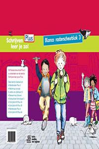 Schrijven Leer Je Zo! Blanco Rasterscheurblok Plus 3