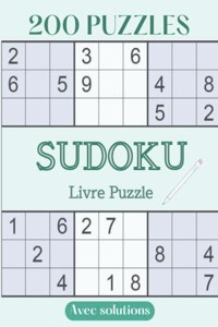 200 PUZZLES Sudoku livre puzzle avec solutions