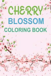 Cherry Blossom Coloring Book