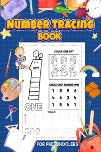 Number Tracing and coloring book