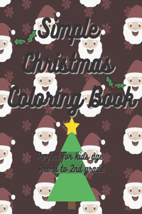 Simple Christmas Coloring Book