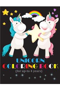 Unicorn Coloring Book (for up-to 4 years)