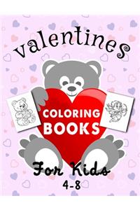 valentines coloring books for kids 4-8