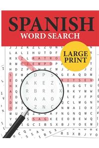 Large Print Spanish Word Search