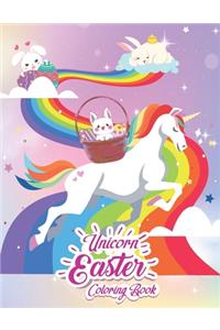 Unicorn Easter Coloring Book