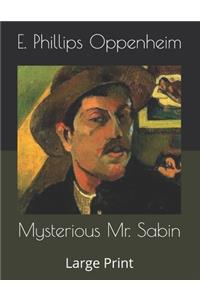 Mysterious Mr. Sabin