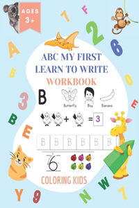 ABC My First Learn To Write Workbook