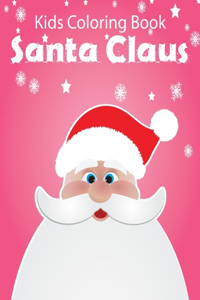 Kids Coloring Book Santa Claus