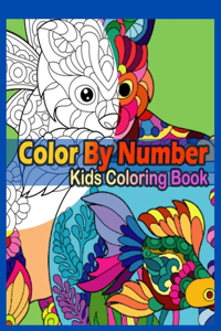 Color By Number Kids Coloring Book