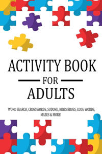 Activity Book For Adults