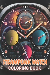 Steampunk Watch Coloring Book