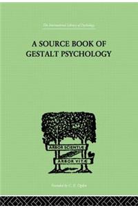 Source Book of Gestalt Psychology