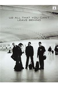 U2: All That You Can't Leave Behind