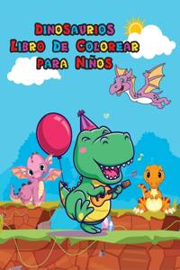 Dinosaurios Libro De Colorear para Ninos