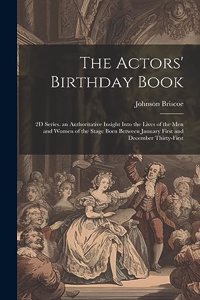 Actors' Birthday Book