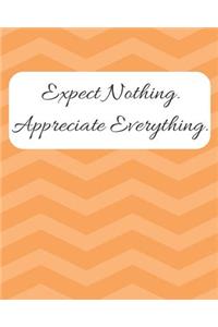 Expect Nothing Appreciate Everything