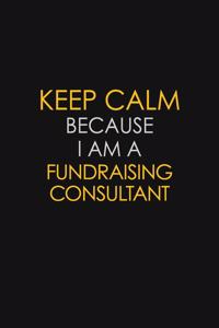 Keep Calm Because I Am A Fundraising Consultant
