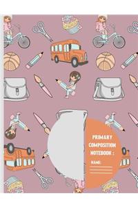 Primary composition notebook