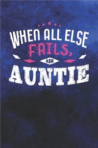 When All Else Fails Ask Auntie