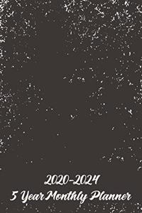 2020-2024 5 Year Monthly Planner