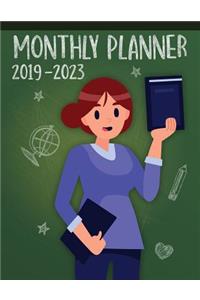 Monthly Planner 2019-2023