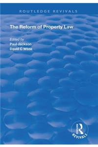 Reform of Property Law