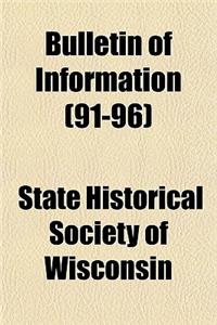 Bulletin of Information Volume 91-96